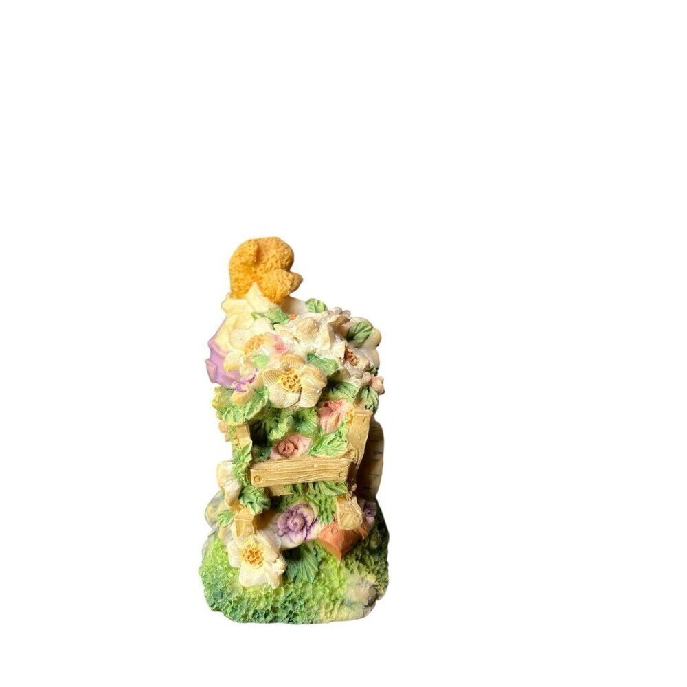 Vintage K's Collection Bear Figurines Bear with Wagon/Bunny/Frog 3.5" Figures - Picture 3 of 11